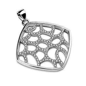 New stainless steel gem‎ paved Pendant